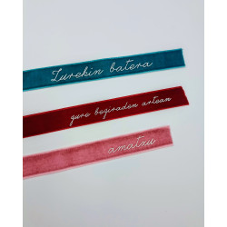 Lazos ramo terciopelo