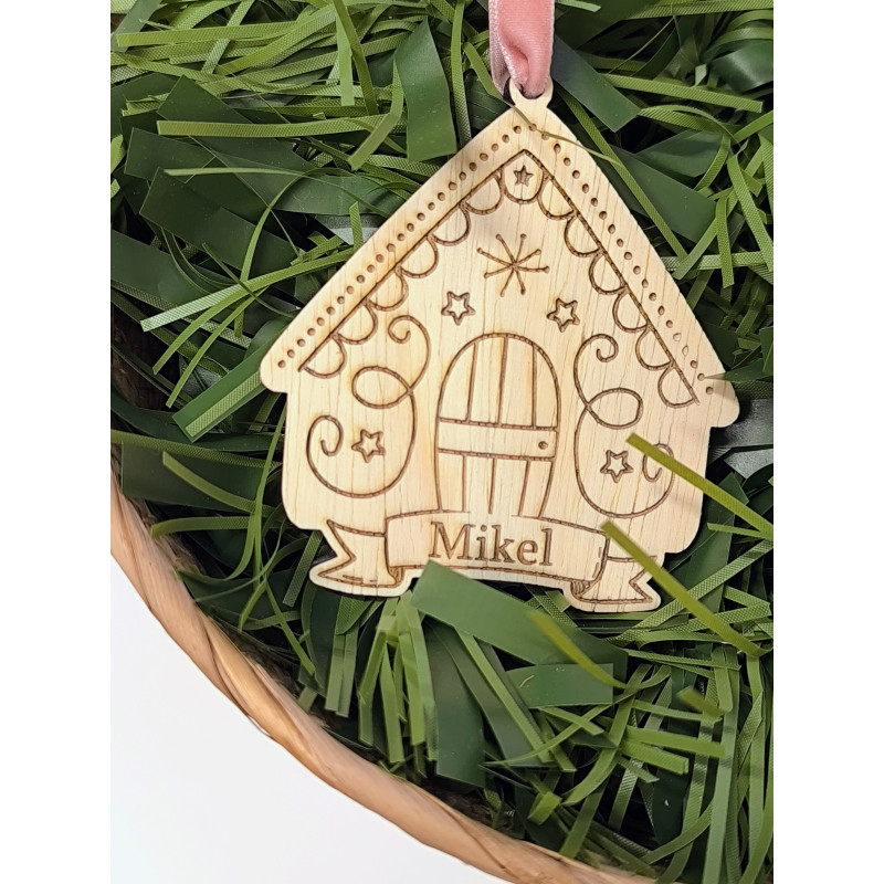 Casita jengibre con nombre