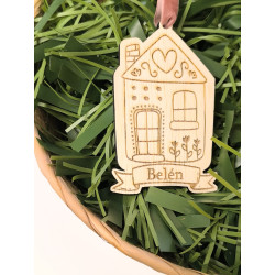 Casita jengibre con nombre