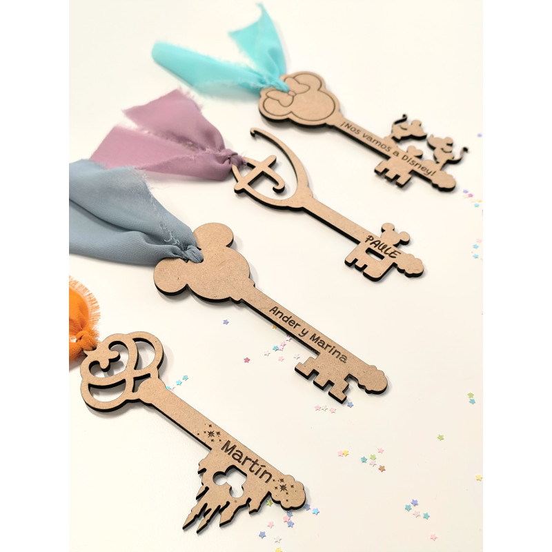 Llave Disney con caja personalizada