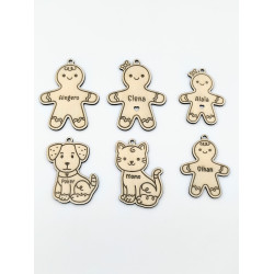 Muñecos de jengibre imán