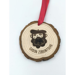 Bola tronco navideña