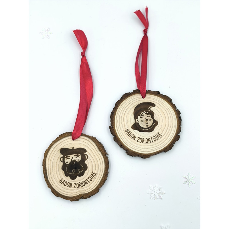 Bola tronco navideña