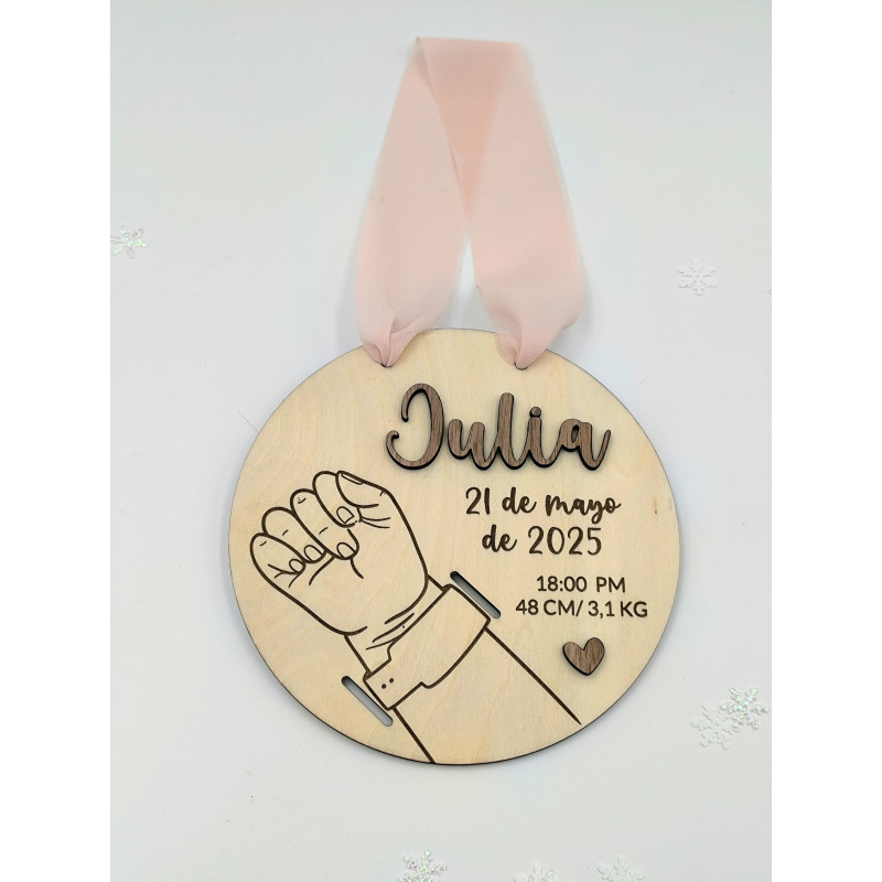 Natalicio pulsera de hospital