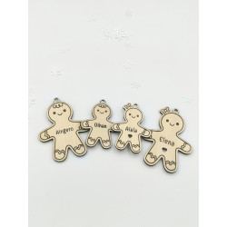 Muñecos de jengibre imán