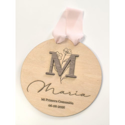 Placa con inicial Mi...