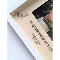 Marco rectangular regalo Boda