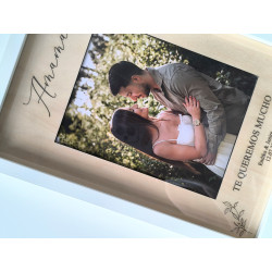 Marco rectangular regalo Boda