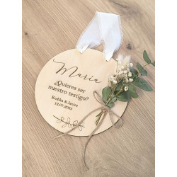 Placa Testigo con ramillete