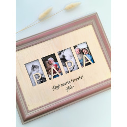 Marco fotos con letras...