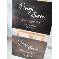 Carteles de bienvenida