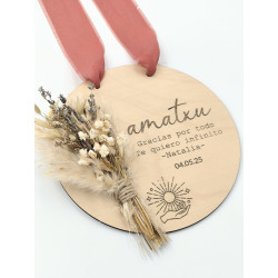 Placa dedicatoria con...