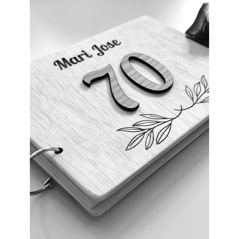 Álbum de firmas para cumpleaños